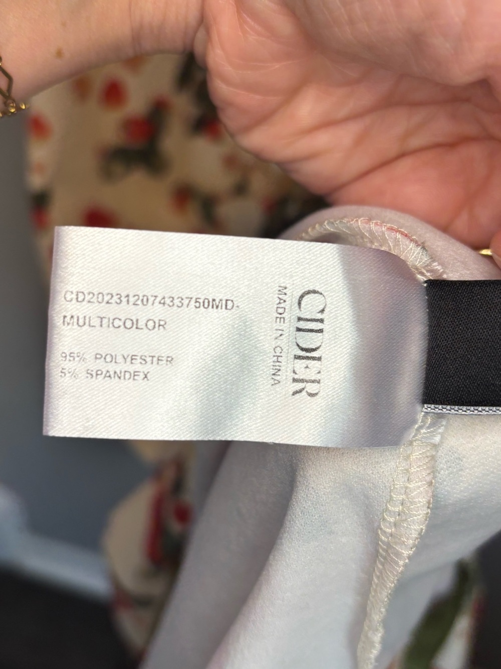 Cider Strawberry Print Midi Dress - Picture 9 of 12